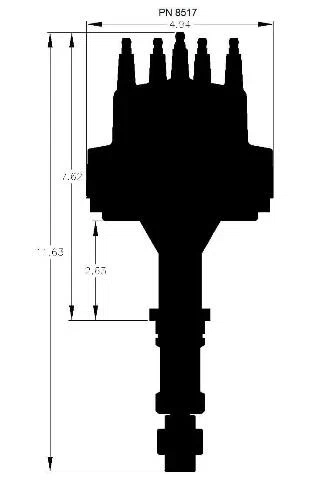 Buick V8 400-455 Billet Distributor - 8517
